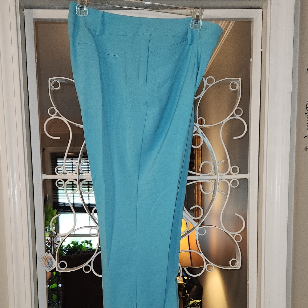 New York & Company Blue Ankle Pants